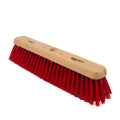 Red - Front - Hillbrush PVC Industrial Platform Broom Head