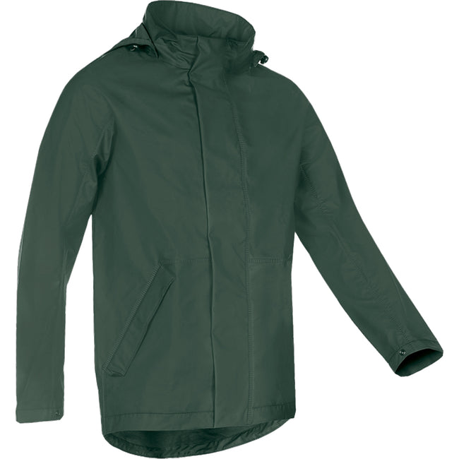 Khaki Green - Side - Flexothane Unisex Adult Classic Ascot Waterproof Jacket