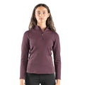 Plum - Front - Whitaker Womens-Ladies Hatfield Reflective Base Layer Top