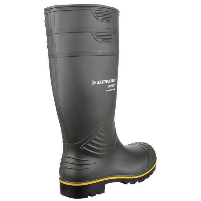 Green - Pack Shot - Dunlop Mens Acifort Heavy Duty Wellies