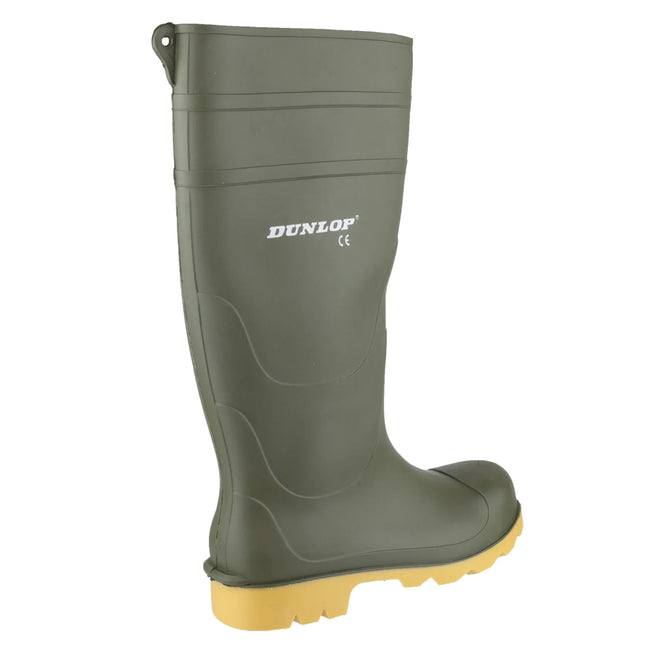 Green - Back - Dunlop Mens Unisex Universal Wellington Boots