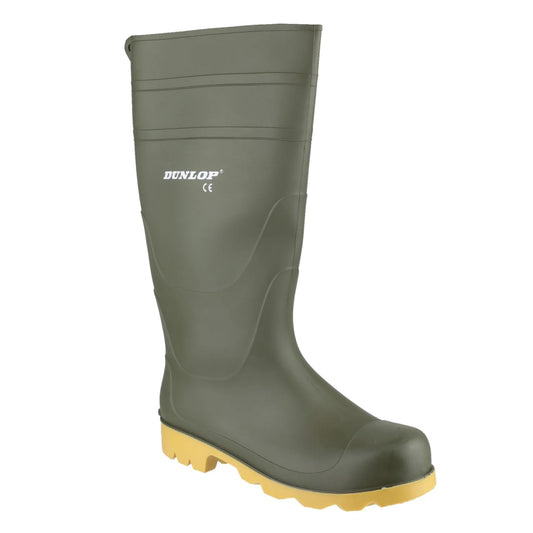 Green - Front - Dunlop Mens Unisex Universal Wellington Boots