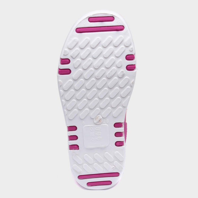 Pink - Close up - Dunlop Childrens-Kids Mini Wellies