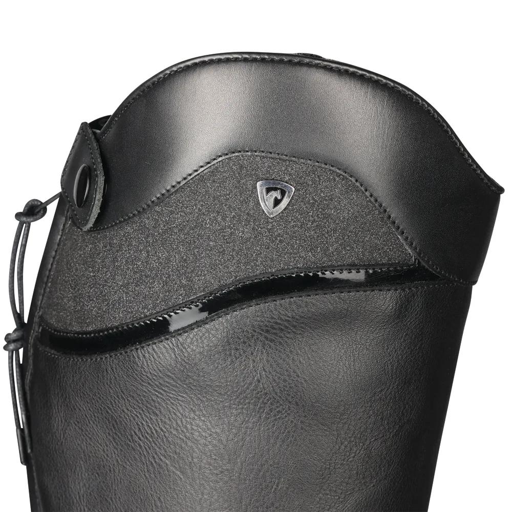 Black - Side - Hy Unisex Adult Atrani Long Riding Boots