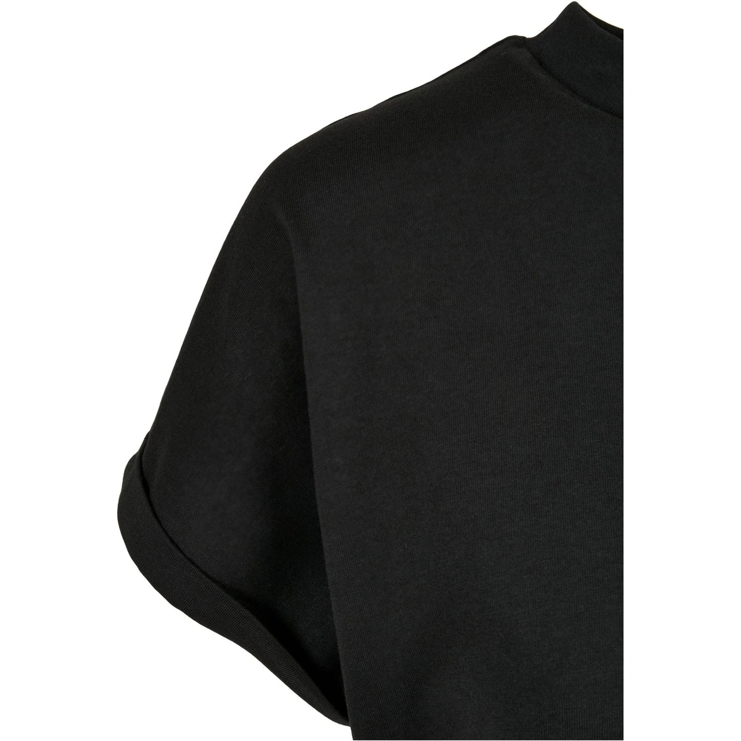 Black - Lifestyle - Urban Classics Womens-Ladies Organic Cotton Cut-On T-Shirt Dress