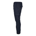 Navy - Side - Urban Classics Mens Plain Cargo Trousers
