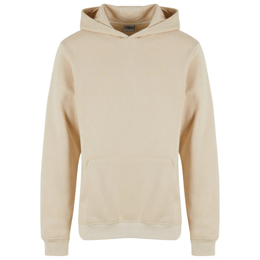 Sand - Front - Urban Classics Mens Basic Essential Hoodie