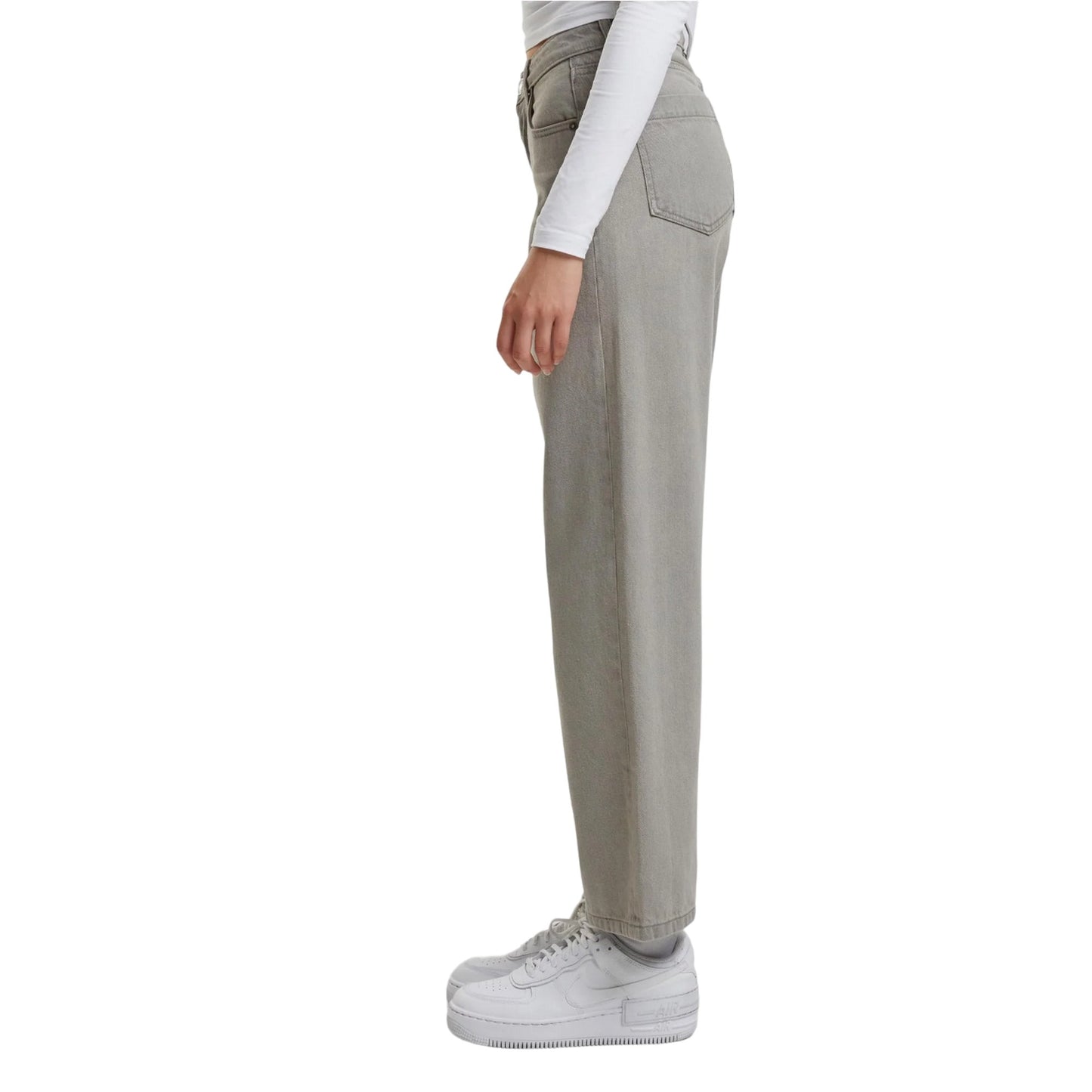 Lighter Dirty Washed - Lifestyle - Urban Classics Womens-Ladies 90´s Mid Rise Jeans