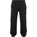 Black - Back - Urban Classics Mens Basic Loose Sweatpants