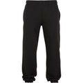 Black - Front - Urban Classics Mens Basic Loose Sweatpants