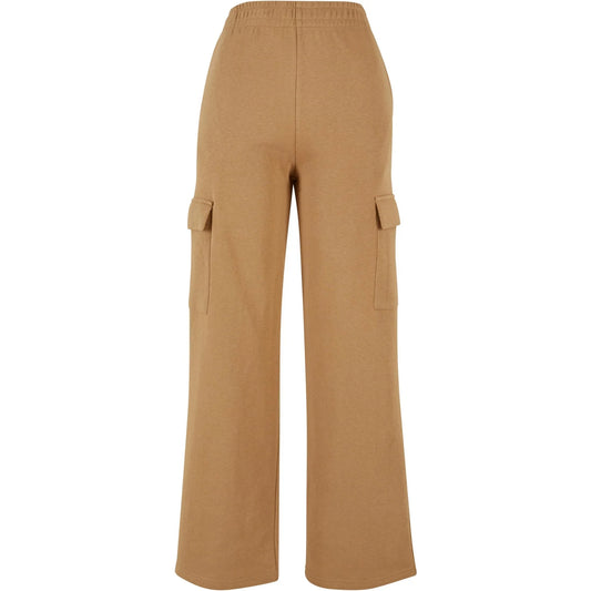 Union Beige - Front - Urban Classics Womens-Ladies Lightweight Baggy Sweatpants