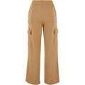 Union Beige - Back - Urban Classics Womens-Ladies Lightweight Baggy Sweatpants