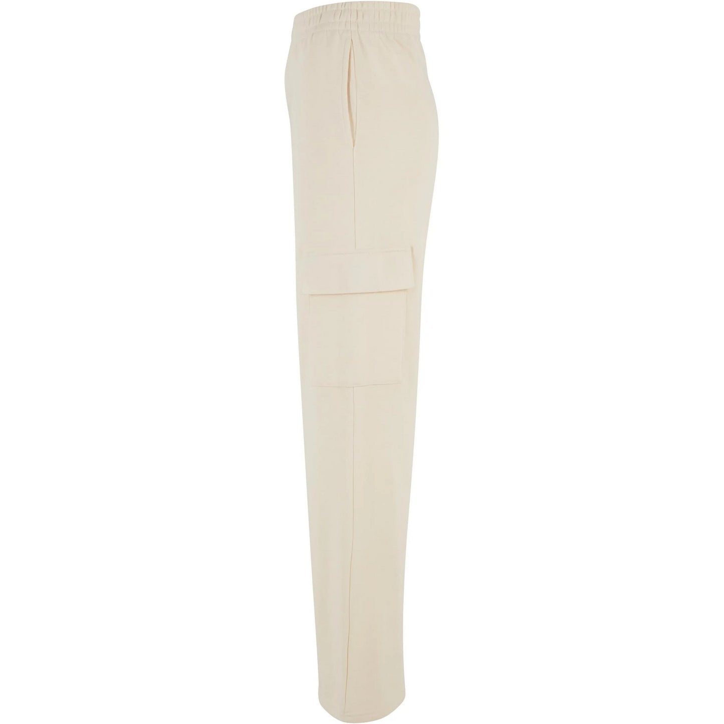 White Sand - Side - Urban Classics Womens-Ladies Lightweight Baggy Sweatpants