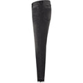 Real Black Washed - Side - Urban Classics Womens-Ladies High Waist Skinny Jeans