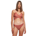Terracotta - Front - Urban Classics Womens-Ladies Halter Neck Bikini Set