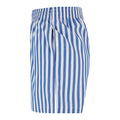 White-Blue - Side - Urban Classics Womens-Ladies Striped Shorts