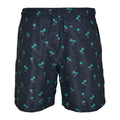 Island Green - Back - Urban Classics Mens Patterned Swim Shorts