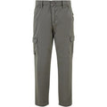 Asphalt - Front - Urban Classics Boys Straight Leg Cargo Trousers