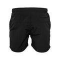 Black - Back - Urban Classics Mens Block Swim Shorts