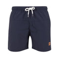 Navy - Front - Urban Classics Mens Block Swim Shorts