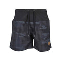 Black-Dark Camo - Front - Urban Classics Mens Block Swim Shorts