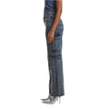 Dirty Washed - Side - Urban Classics Womens-Ladies Utility Denim Loose Trousers