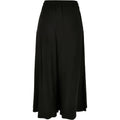 Black - Back - Urban Classics Womens-Ladies Viscose Midi Skirt