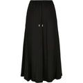 Black - Front - Urban Classics Womens-Ladies Viscose Midi Skirt