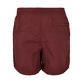 Cherry - Back - Urban Classics Boys Plain Swim Shorts