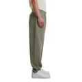 Pale Olive - Side - Urban Classics Mens Fluffy Plain Jogging Bottoms