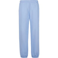 Powder Blue - Front - Urban Classics Mens Fluffy Plain Jogging Bottoms