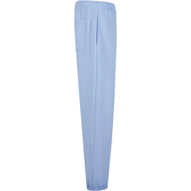 Powder Blue - Side - Urban Classics Mens Fluffy Plain Jogging Bottoms