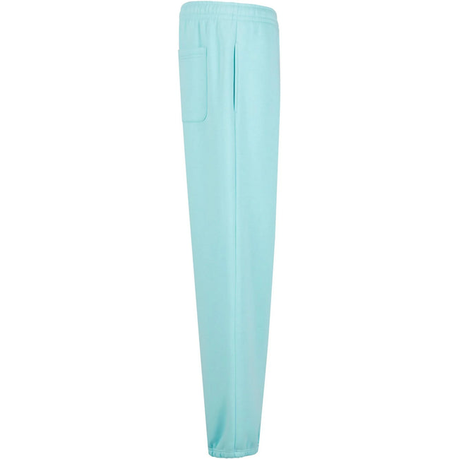 Beryl Blue - Side - Urban Classics Mens Fluffy Plain Jogging Bottoms