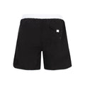 Black-White - Back - Urban Classics Mens Retro Swim Shorts