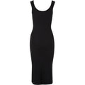 Black - Back - Urban Classics Womens-Ladies Ribbed Dress