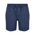Dark Blue - Front - Urban Classics Boys Twill Stretch Jogging Shorts