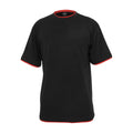 Black-Red - Front - Urban Classics Mens Contrast Detail Tall T-Shirt