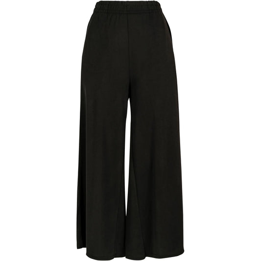 Black - Front - Urban Classics Womens-Ladies Modal Culottes