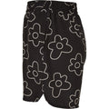 Black - Lifestyle - Urban Classics Womens-Ladies Viscose All-Over Print Resort Shorts