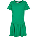 Bodega Green - Front - Urban Classics Girls Valance T-Shirt Dress
