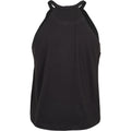 Black - Back - Urban Classics Womens-Ladies Halter Neck Tank Top