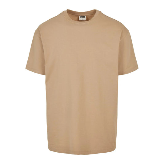 Union Beige - Front - Urban Classics Mens Basic Organic Cotton T-Shirt