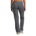Dark Grey Melange - Back - Urban Classics Womens-Ladies Ribbed Trousers