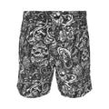 White-Black - Back - Urban Classics Mens Tattoo Swim Shorts