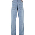 New Light Blue Washed - Back - Urban Classics Mens Heavyweight Straight Jeans