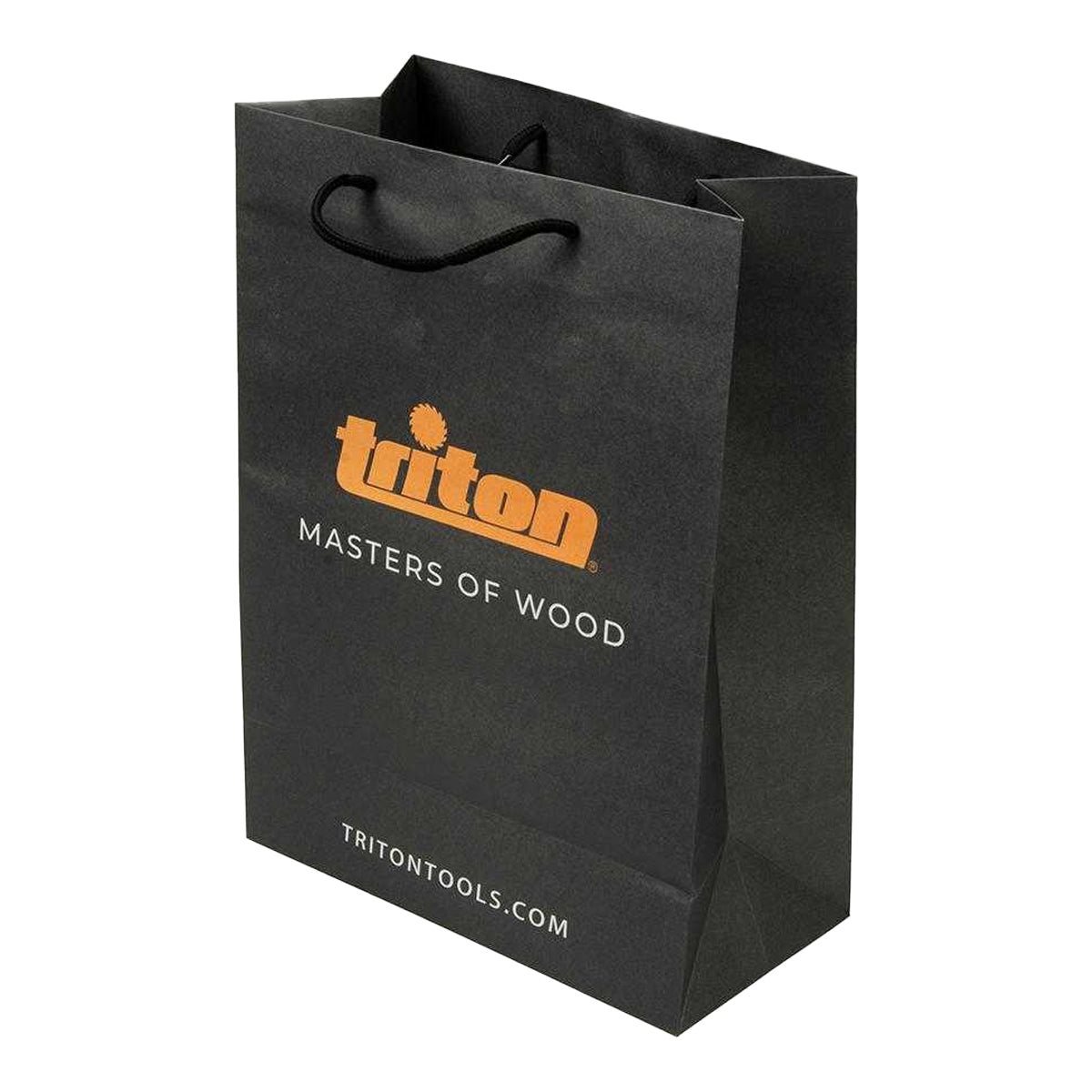 Black - Back - Triton Paper Bag