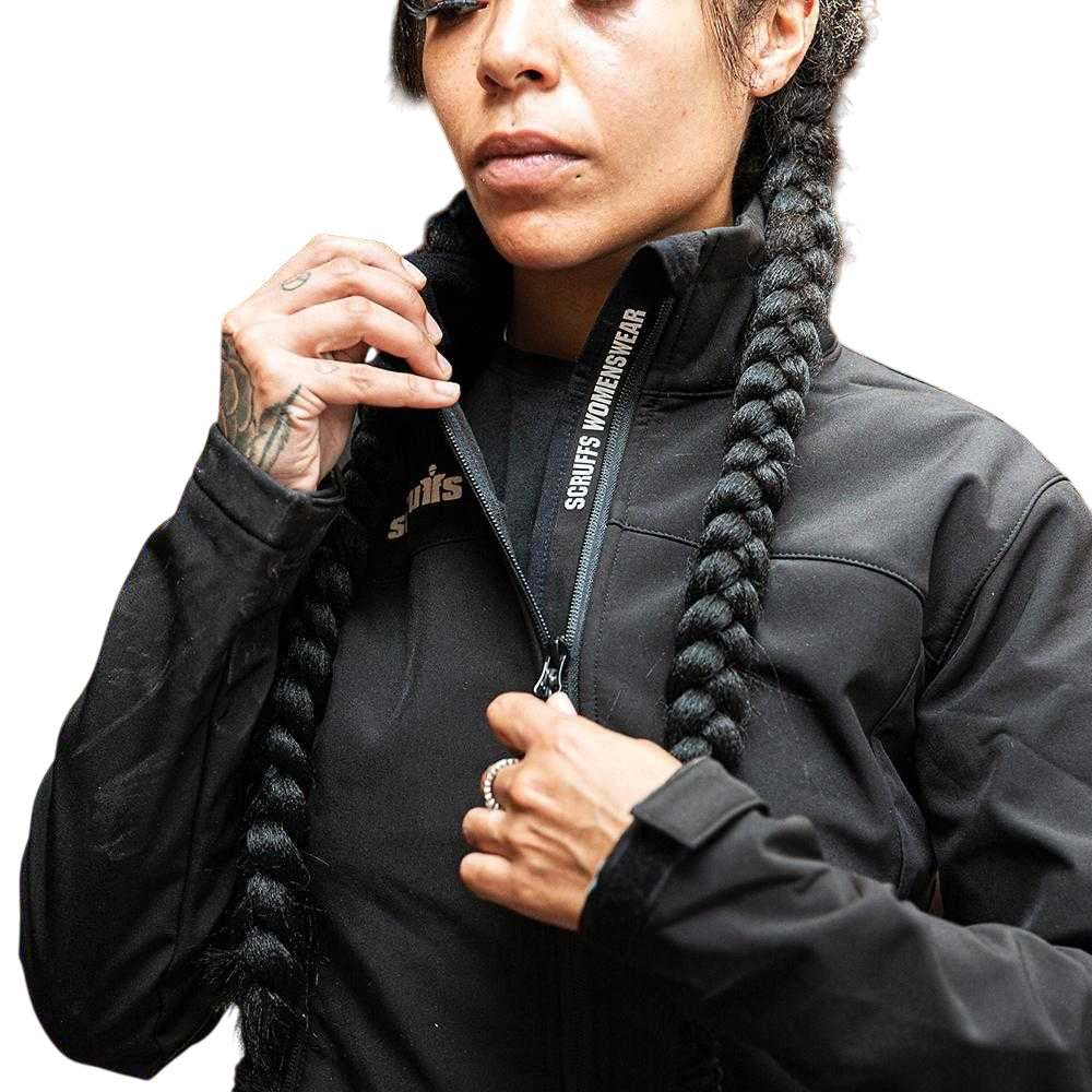 Black - Lifestyle - Silverline Womens-Ladies Trade Softshell Jacket