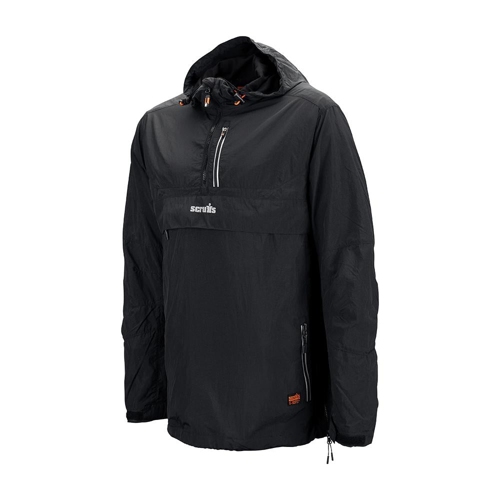 Black - Close up - Scruffs Mens Overhead Jacket