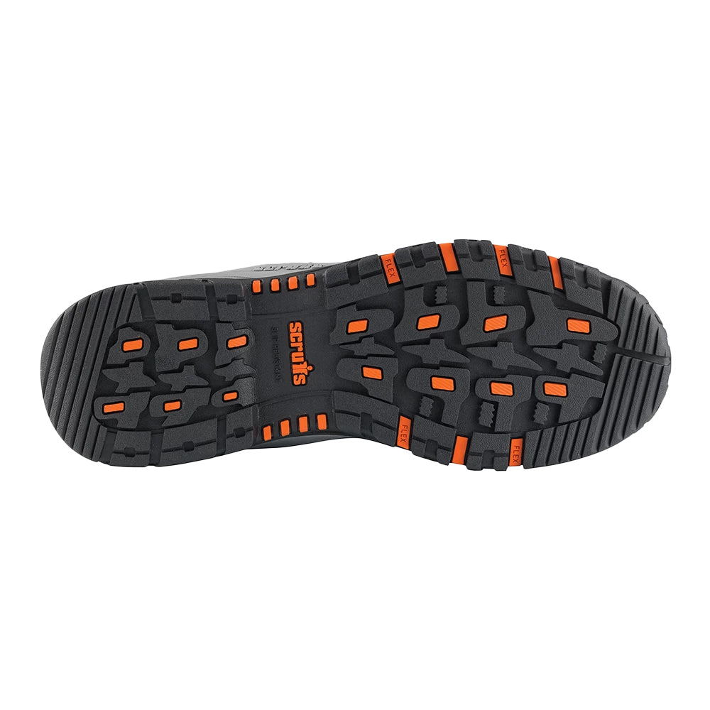 Black - Close up - Scruffs Mens Scarfell Nubuck Safety Boots