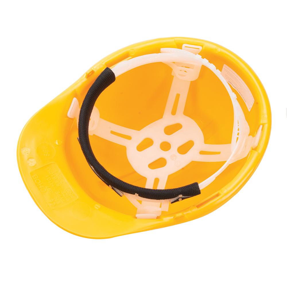 Yellow - Back - Silverline Safety Helmet